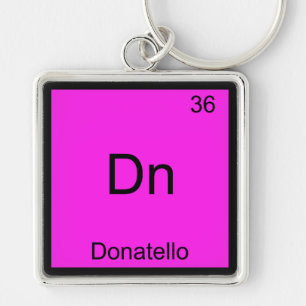 Dn - Donatello Symbol-T-Shirt für die lustige Chem Schlüsselanhänger