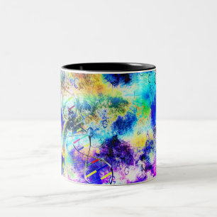 DNA-Art Zweifarbige Tasse