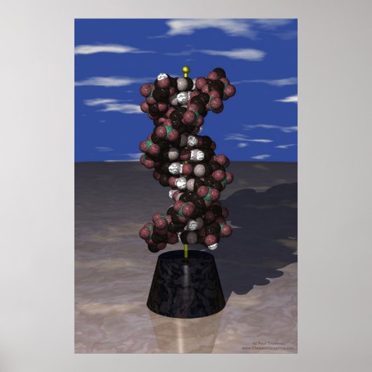 DNA auf dem Stand Poster (Vorne)