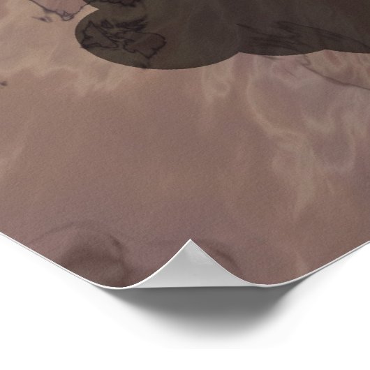 DNA auf Stone Poster (Ecke)