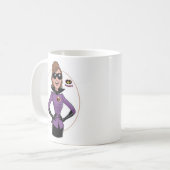 DNA-Aufkleber Kaffeetasse (Vorderseite Links)