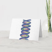 DNA-Aufspaltung - Grußkarten Karte (Rückseite)