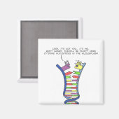 DNA-Aufspaltung - Kühlschrankmagnet (Vorderseite/Rückseite)