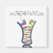 DNA-Aufspaltung - Kühlschrankmagnet (Vorne)