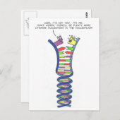 DNA-Aufspaltung - Postkarte 2 (Vorne/Hinten)