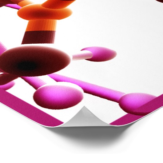 DNA-Basen klein Poster (Ecke)