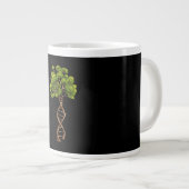 DNA Baum Biowissenschaften Genetik Biologie Umwelt Jumbo-Tasse (Vorderseite Rechts)
