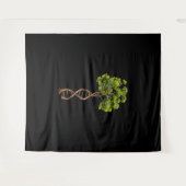DNA Baum Biowissenschaften Genetik Biologie Umwelt Wandteppich (Vorderseite (Horizontal))