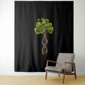 DNA Baum Biowissenschaften Genetik Biologie Umwelt Wandteppich (Beispiel)