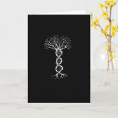 DNA-Baum Karte (Gelbe Blume)