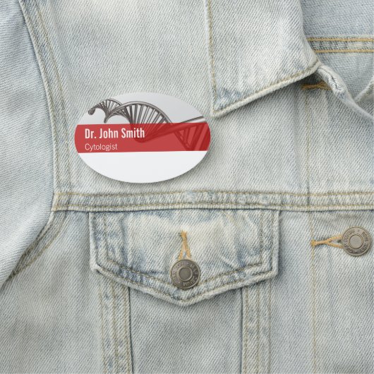 DNA-beruflicher Wissenschaftsbereich Namensschild (Beispiel)