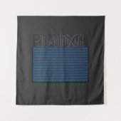 DNA-Code, Gentechnik, DNA-Helix Wandteppich (Vorderseite)