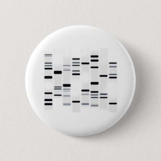 DNA-Code Schwarz auf Weiß Button (Vorderseite)