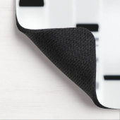 DNA-Code Schwarz auf Weiß Mousepad (Ecke)
