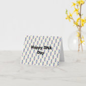 DNA Day Labrador Researcher Card Karte (Gelbe Blume)