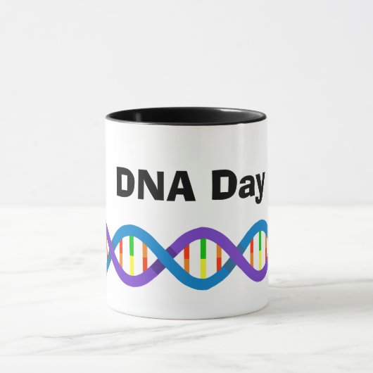 DNA Day Tasse oder Tasse des Geschwistertages (Zentrum)