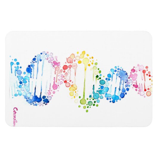DNA, der Spyral des Lebens Jigsaw Puzzle Magnet (Horizontal)
