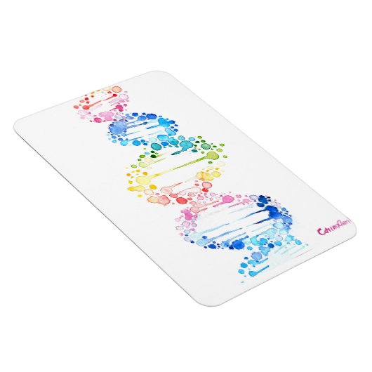 DNA, der Spyral des Lebens Jigsaw Puzzle Magnet (Rechte Seite)