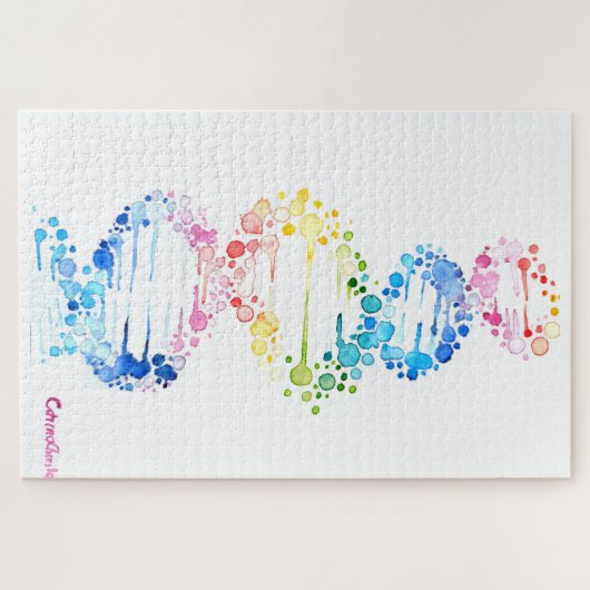 DNA, der Spyral des Lebens Puzzle (Horizontal)