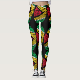 DNA des guyanischen Stolzes: Leggings der Fingerab