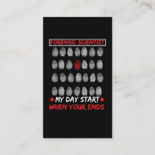 DNA-Detektor für kriminaltechnische Wissenschafte Visitenkarte