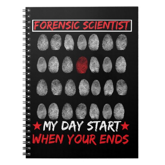 DNA-Detektor für kriminaltechnische Wissenschaften Notizblock (Vorderseite)