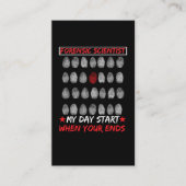 DNA-Detektor für kriminaltechnische Wissenschaften Visitenkarte (Vorderseite)