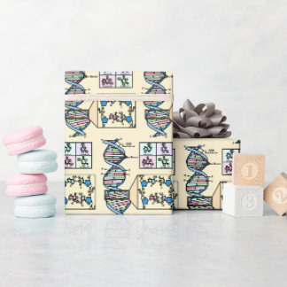 DNA-Diagramm Geschenkpapier