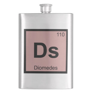 DNA - Diomedes Griechische Chemie Periodische Tabe Flachmann
