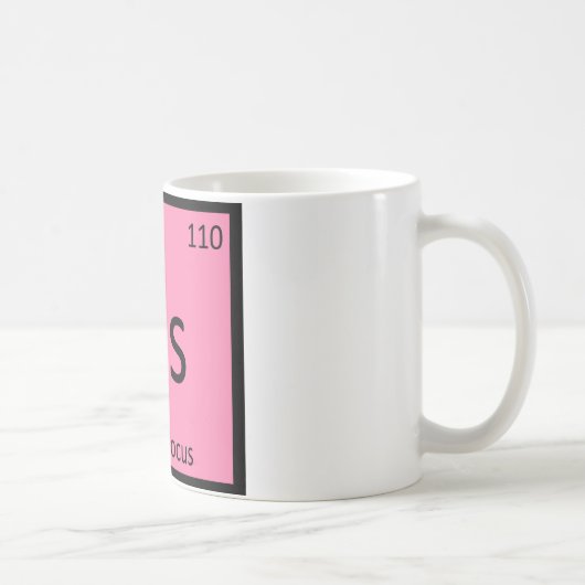 DNA - Diplodocus Dinosaur Chemie Periodische Tabel Kaffeetasse (Rechts)