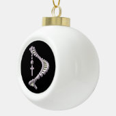 DNA: Directed Evolution Keramik Kugel-Ornament (Rechts)