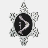 DNA: Directed Evolution Schneeflocken Zinn-Ornament (Rechts)