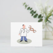 DNA Doctor Postkarte (Stehend Vorderseite)
