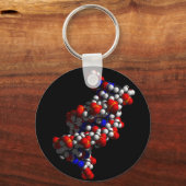 DNA-Doppelhelix-Modell Schlüsselanhänger (Vorderseite)