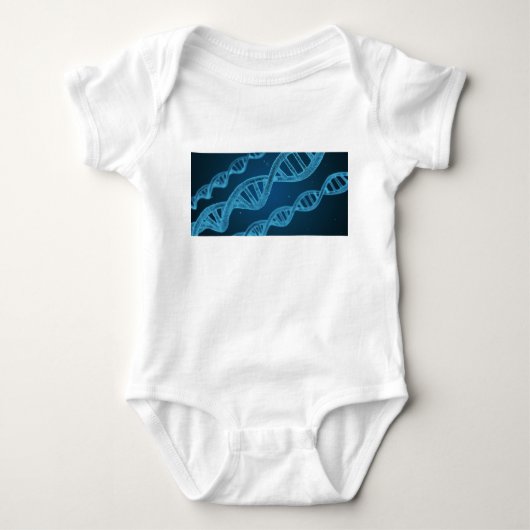 DNA Double Helix Baby Strampler (Vorderseite)
