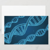 DNA Double Helix Briefpapier (Vorne/Hinten)