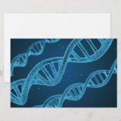 DNA Double Helix Briefpapier (Vorne/Hinten)