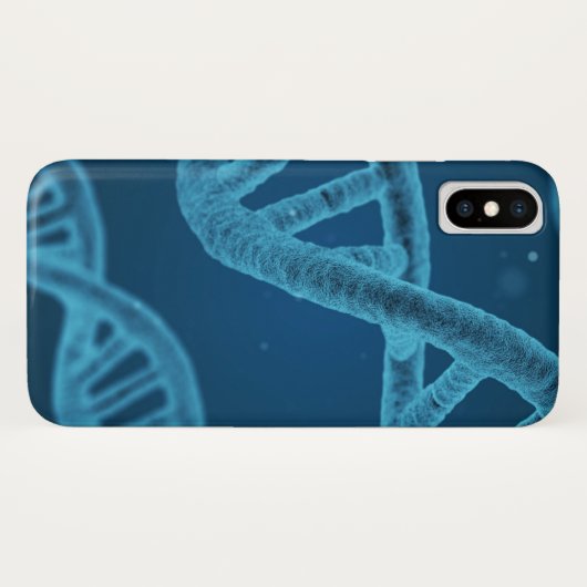 DNA Double Helix Case-Mate iPhone Hülle (Rückseite (Horizontal))