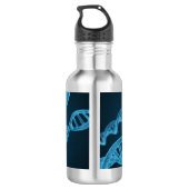 DNA Double Helix Edelstahlflasche (Rückseite)