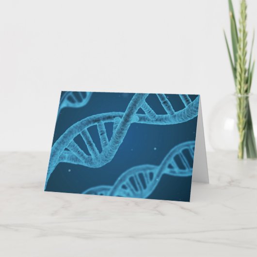 DNA Double Helix Karte (Vorderseite)