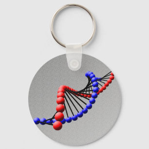 DNA - Double Helix Keychain Schlüsselanhänger