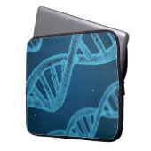 DNA Double Helix Laptopschutzhülle (Vorderseite Links)