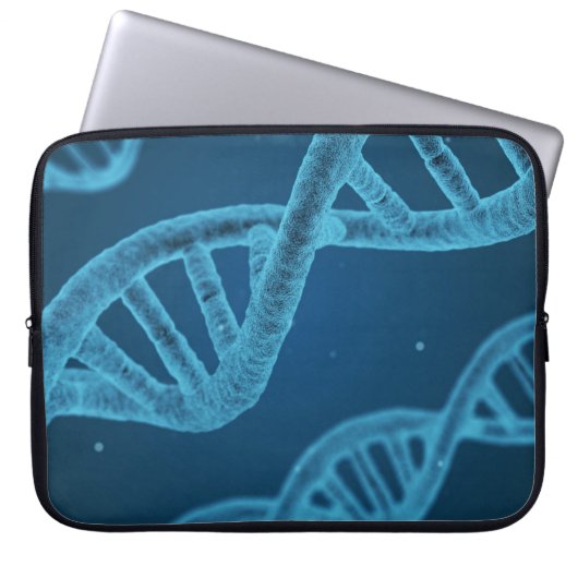 DNA Double Helix Laptopschutzhülle (Vorderseite)