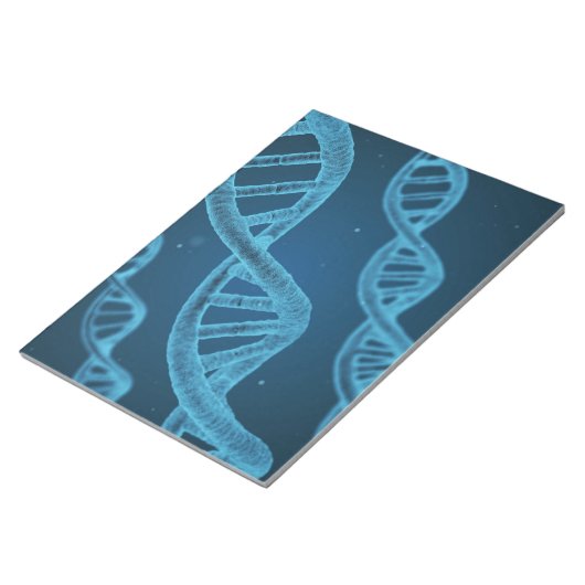 DNA Double Helix Notizblock (angewinkelt)