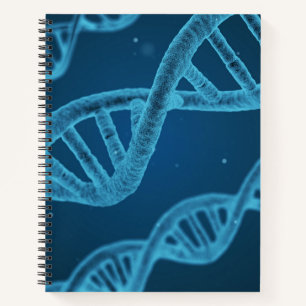 DNA Double Helix Notizblock