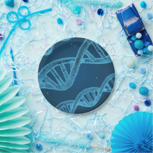 DNA Double Helix Pappteller (Party)