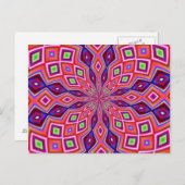 DNA-Drehung Postkarte (Vorne/Hinten)