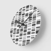 DNA-Druck - Runde Wanduhr (Winkel)