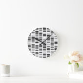 DNA-Druck - Runde Wanduhr (Zuhause)