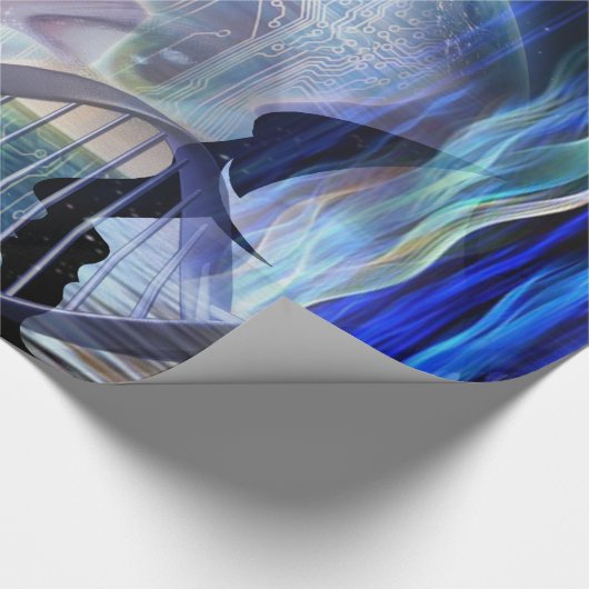 DNA-Erwachung Geschenkpapier (Ecke)